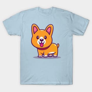 Cute Corgi Smiling T-Shirt